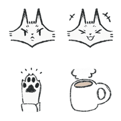 [LINE絵文字] きつねくんとコーヒーの画像