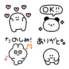 [LINE絵文字] 動く♡かわいいミニスタンプ3の画像