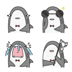 [LINE絵文字] Shark ChuoChuo Emojiの画像