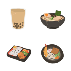 [LINE絵文字] let's food！！の画像