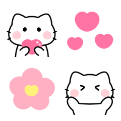 [LINE絵文字] ♡かわいいねこちゃん♡静止ver☺︎の画像