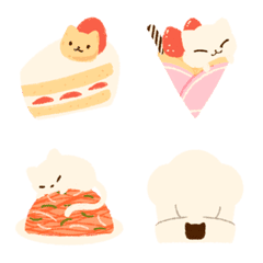 食べ物にゃんこの絵文字メイン画像