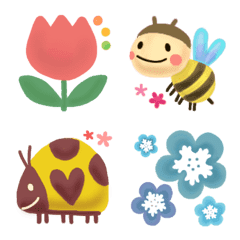 春が来た☆絵文字の絵文字メイン画像