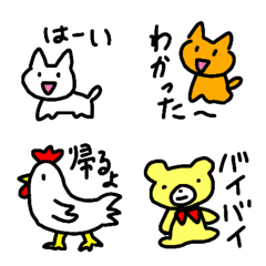 [LINE絵文字] へたっぴ絵文字 3の画像