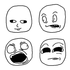 [LINE絵文字] Quality Faces : No Ordinary Friendsの画像