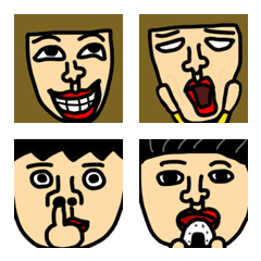 [LINE絵文字] People faceの画像