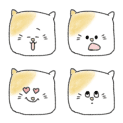 にゃんコロ しかくい動物たちの絵文字メイン画像