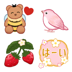 [LINE絵文字] 動く！クマちゃん5【絵文字】の画像