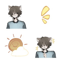 [LINE絵文字] Catboyy？の画像