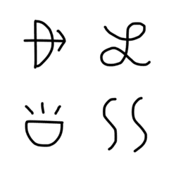 [LINE絵文字] トキポナ絵文字(sitelen pona)その1の画像
