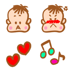 [LINE絵文字] Newborn Baby Emojiの画像