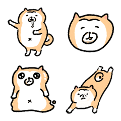 [LINE絵文字] shiba inu momotaro emojiの画像