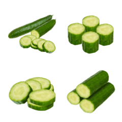 [LINE絵文字] きゅうり です キュウリ 野菜の画像