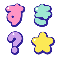 キャンディポップ☆デコ文字の絵文字メイン画像