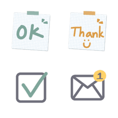 [LINE絵文字] working emoji good moodの画像