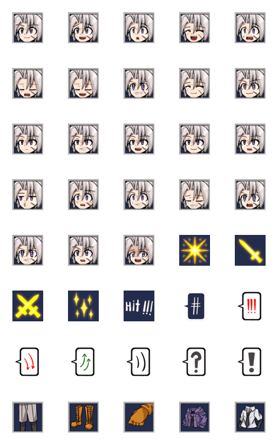 [LINE絵文字]Thenul's quest IIの画像一覧