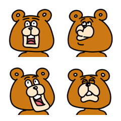 [LINE絵文字] あのクマ絵文字 その1の画像