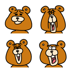 [LINE絵文字] あのクマ絵文字 その2の画像