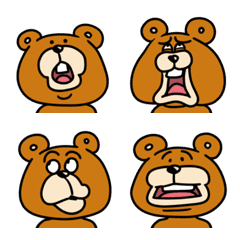 [LINE絵文字] あのクマ絵文字 その3の画像