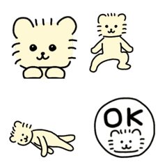 [LINE絵文字] 動く！ねこのろっきぃ絵文字2の画像