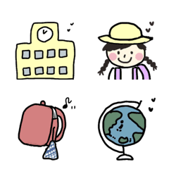 School emojisの絵文字メイン画像