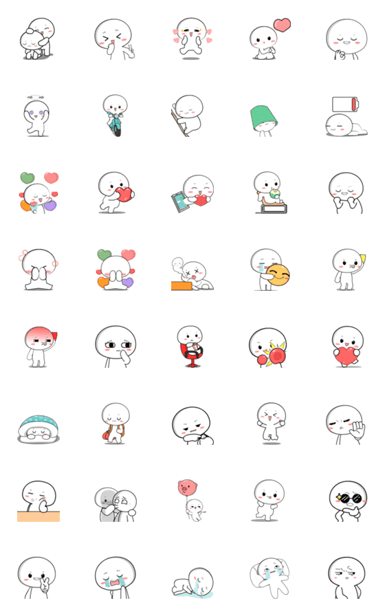 [LINE絵文字]Gunduls paculs 7 : Animated emojiの画像一覧