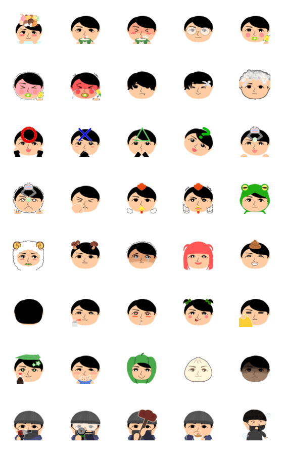 [LINE絵文字]Small Harakun 3の画像一覧