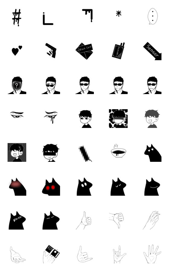 [LINE絵文字]Role play_TOP BL.#1  - THE C.の画像一覧
