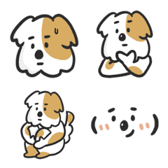 [LINE絵文字] Spotted Dog Emojiの画像