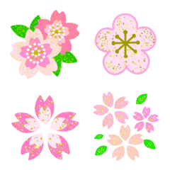 [LINE絵文字] 和風の桜✿絵文字の画像