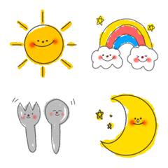[LINE絵文字] 毎日使える私のための絵文字の画像