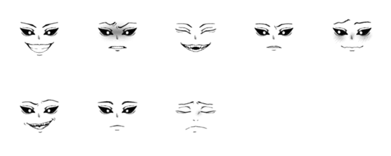 [LINE絵文字][ black face emoji ]の画像一覧