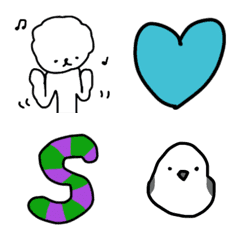 [LINE絵文字] emojiがしわた ④の画像