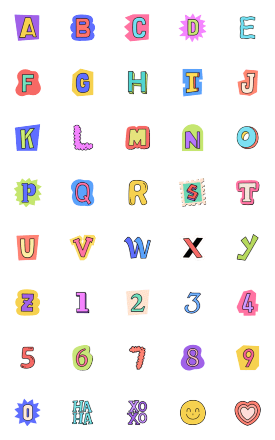[LINE絵文字]english_alphabet_emoji.pngの画像一覧