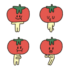 [LINE絵文字] tomatoes also have emotionの画像