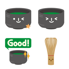 お抹茶さんの絵文字の絵文字メイン画像