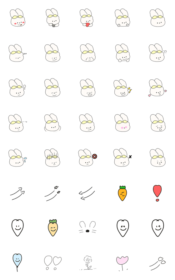 [LINE絵文字]Rabbit！！の画像一覧
