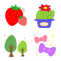 まちゃこのまいにちえもじの絵文字メイン画像