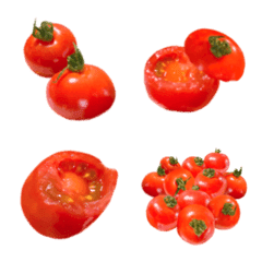 [LINE絵文字] プチ トマト です 野菜 とまとの画像