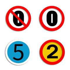 [LINE絵文字] Number emoji 52の画像