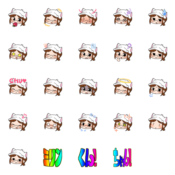 [LINE絵文字]フォロワァ☆フェアリー絵文字verミリンの画像一覧
