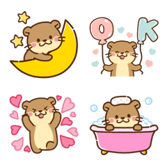 [LINE絵文字] コツメカワウソ♡毎日素敵な日常の画像