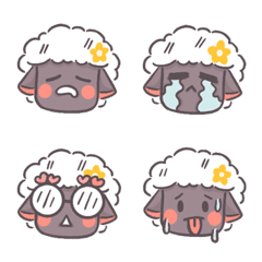 [LINE絵文字] Emoji sheep  sheep 001の画像