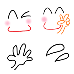 [LINE絵文字] Face and Hand sign Emoji (Resale)の画像