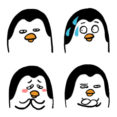 [LINE絵文字] pokerface penmoji(revise version)の画像