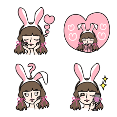 #うさちゃんの絵文字メイン画像