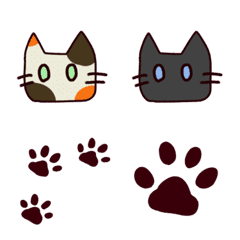 [LINE絵文字] 使いやすい！ねこちゃん絵文字の画像