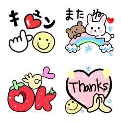 シンプル❤春の絵文字の絵文字メイン画像