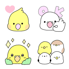 [LINE絵文字] かわいい小鳥絵文字の画像