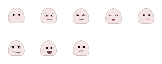 [LINE絵文字]various expressionssの画像一覧